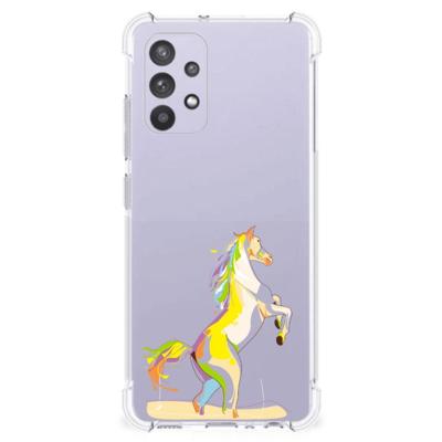 Samsung Galaxy A32 4G | A32 5G Enterprise Editie Stevig | Bumper Hoesje | Horse Color Samsung Galaxy A32 4G | A32 5G Enterprise Editie Stevig | Bumper Hoesje | Horse Color