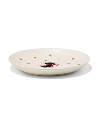 HEMA Siepie gebaksbordje ⌀16.8cm kermamiek kerst