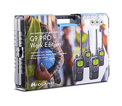 Midland G9 Pro 4er Kofferset C1385.05 PMR-portofoon