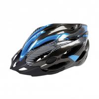 Mirage helm uni 58-62cm, vizier, zwart/blauw - thumbnail