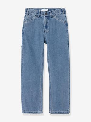 Rechte jeans in workerstijl voor jongens van NAME IT jeansblauw