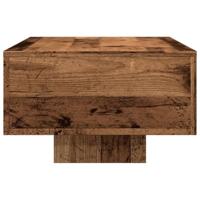 Salontafel 100x49,5x31 cm bewerkt hout oud houtkleurig - thumbnail