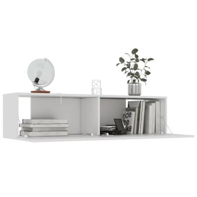 VidaXL Tv-meubel 120x30x30 cm bewerkt hout wit VidaXL Tv-meubel 120x30x30 cm bewerkt hout wit