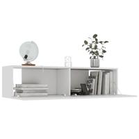 Tv-meubel 120x30x30 cm spaanplaat wit - thumbnail