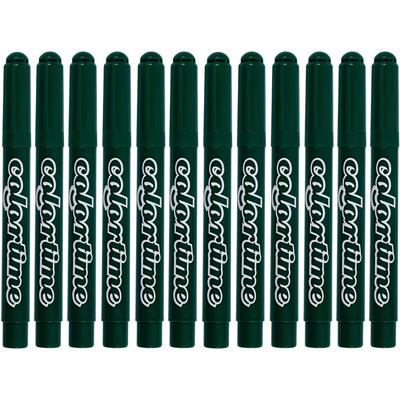 Colortime Donkergroene jumbo stiften, 12st.