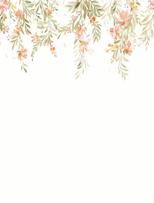 Dutch Cute Walls- Flower Cascade 212x280cm - CW6119-1