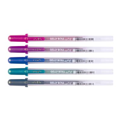 Gelschrijver Sakura Gelly Roll Gold Shadow set à 5 kleuren | 6 stuks