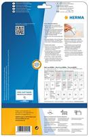 Naambadge etiket HERMA 4405 80X50mm wit rood 200 etiketten - thumbnail