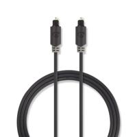 Nedis CABW25000AT30 Optische Audiokabel Toslink Male - Toslink Male 3,0 M Antraciet - thumbnail