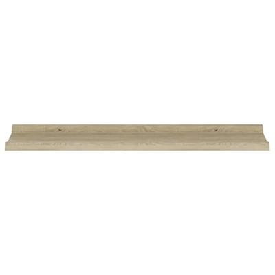 VidaXL Wandplanken 2 st sonoma eiken 80x9x3 cm