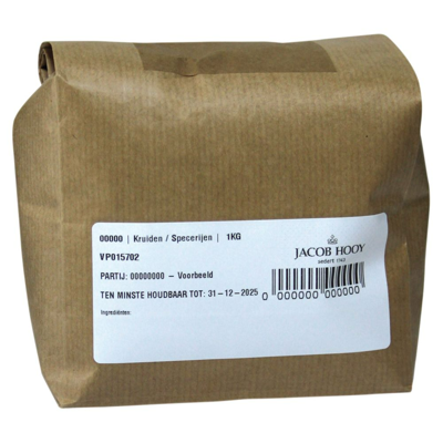 Jacob Hooy Frambozenblad Gesneden