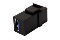 VALUE USB 3.2 Gen 1 Keystone Module, zwart - thumbnail