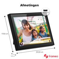 Denver PFF 1021 Digitale WiFi-fotolijst 25.7 cm 10.1 inch Energielabel: C (A - G) 1280 x 800 Pixel 16 GB Zwart - thumbnail