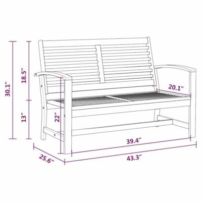 Tuinbankenset 3 pcs Naturel Massief Teakhout