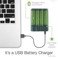 GP Battery VD202222 oplader met batterijen - thumbnail