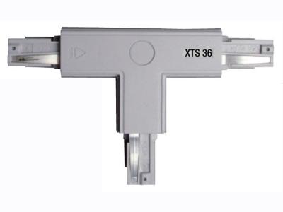 Nordic T-stuk vast 90gr. tbv. rail wit links 5050050