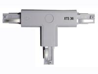 Nordic T-stuk vast 90gr. tbv. rail wit links 5050050 - thumbnail