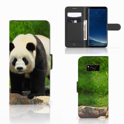 Samsung Galaxy S8 | Telefoonhoesje | Met pasjeshouder | Panda