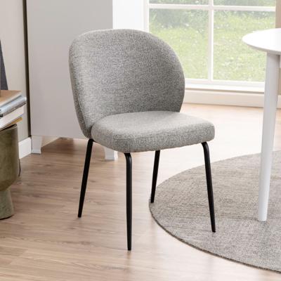 Sohome Eetkamerstoel 'Sophia' Bouclé, kleur Grijs