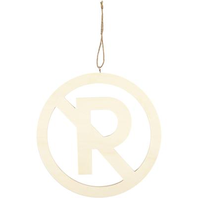 Creativ Company Schild, niet parkeren, afm 21,3 cm, dikte 0,9 cm, 1 stuk