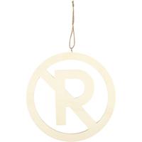 Creativ Company Schild, niet parkeren, afm 21,3 cm, dikte 0,9 cm, 1 stuk - thumbnail