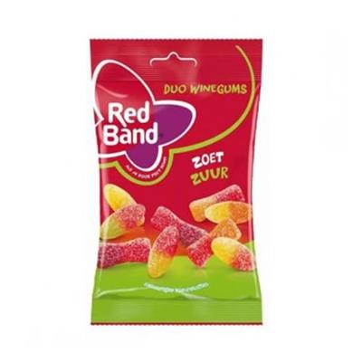 Red Band Duo winegums zoet/zuur (166 gr)
