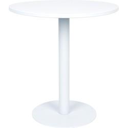 Zuiver Ronde Tuintafel 'Metsu' Staal, 70cm, kleur Wit Zuiver Ronde Tuintafel 'Metsu' Staal, 70cm, kleur Wit