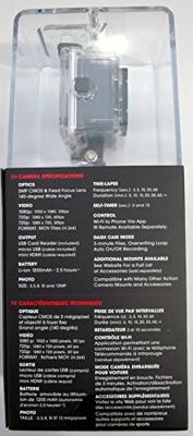 Monster Digital Vision Sports Camera FULL HD 1080p 30F / s-CMOS-sensor, autofocus, hoek 140 ° ultra-groothoek + 15 accessoires