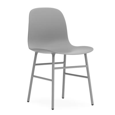 Normann Copenhagen Form eetkamerstoel Grey vierpoot staal Normann Copenhagen Form eetkamerstoel Grey vierpoot staal