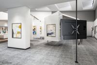 Neomounts fl40-430bl14 screen pole clamp/truss mount, 1 pivot, 32", 32kg, 400x400mm - thumbnail