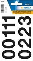 Etiket herma 4189 getallen 0-9 33 mm 16 st zwart - thumbnail