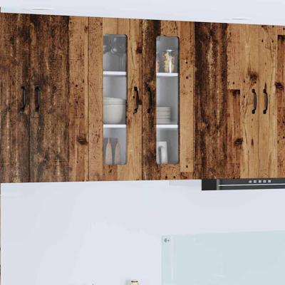 Keukenkast Kalmar Oudhout 60 x 31 x 80 cm Bewerkt hout