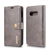 Dg. MING Crazy Horse textuur Flip afneembare magnetische lederen case voor Galaxy S10 E met houder & kaartsleuven & portemonnee (grijs) - thumbnail