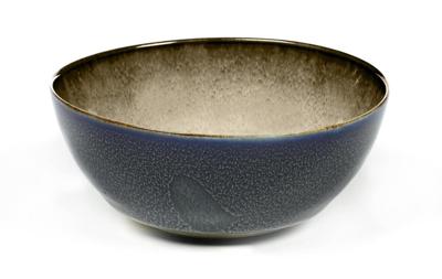 SERAX - Terres de Reves - Bowl L 15cm Misty Grey/Dark Blue