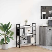 Boekenkast Grijs Sonoma 75 x 30 x 91 cm Bewerkt hout - thumbnail
