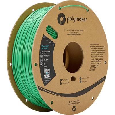 Polymaker PA07008 6938936710332 Filament PLA Pro Hoge stijfheid, Slagvast 1.75 mm 1000 g Groen PolyLite™ 1 stuk(s) Polymaker PA07008 6938936710332 Filament PLA Pro Hoge stijfheid, Slagvast 1.75 mm 1000 g Groen PolyLite™ 1 stuk(s)