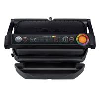 Tefal GC7128 OptiGrill+ Schwarz Contactgrill Elektrisch, Tafel Grillfunctie, Anti-aanbaklaag, Controlelampje Zwart - thumbnail