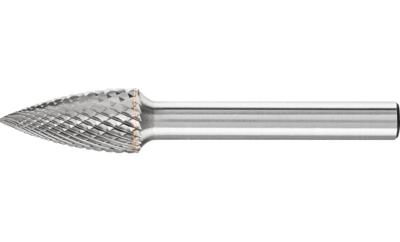 PFERD TOOLS 21000096 Freesstift Spitsboog Lengte 60 mm Afmeting, Ø 10 mm Werklengte 20 mm Schachtdiameter 6 mm PFERD TOOLS 21000096 Freesstift Spitsboog Lengte 60 mm Afmeting, Ø 10 mm Werklengte 20 mm Schachtdiameter 6 mm