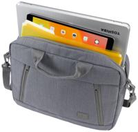 Case Logic huxton attaché 13" laptoptas (grijs) - thumbnail
