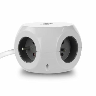 ACT AC2425 power uitbreiding 1,5 m 3 AC-uitgang(en) Binnen Wit