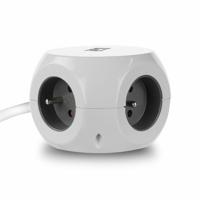 ACT AC2425 power uitbreiding 1,5 m 3 AC-uitgang(en) Binnen Wit - thumbnail