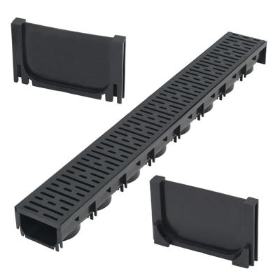 Afvoergoot 1 m kunststof