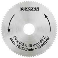 Proxxon 28011 Hardmetaal-cirkelzaagblad 50 x 10 x 0.6 mm Aantal tanden: 80 1 stuk(s) - thumbnail