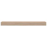 Wandschapppen 4 st 50x23,5x4 cm bewerkt hout - thumbnail