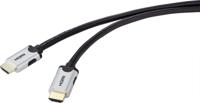 SpeaKa Professional SP-9063172 HDMI-kabel HDMI Aansluitkabel HDMI-A-stekker, HDMI-A-stekker 2.00 m Zwart 8K UHD - thumbnail