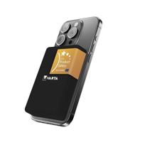 Varta 57903 Powerbank 5000 mAh Magsafe, Qi Wireless Charging LiPo Zwart Statusweergave - thumbnail