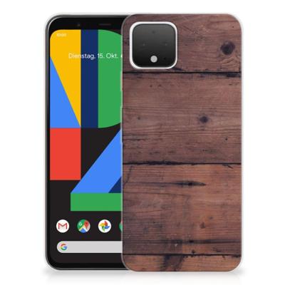 Google Pixel 4 | Bumper Hoesje | Old Wood