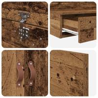 Opbergbedframe Oud hout 236.5 x 100 x 31.5 cm Bewerkt hout - thumbnail