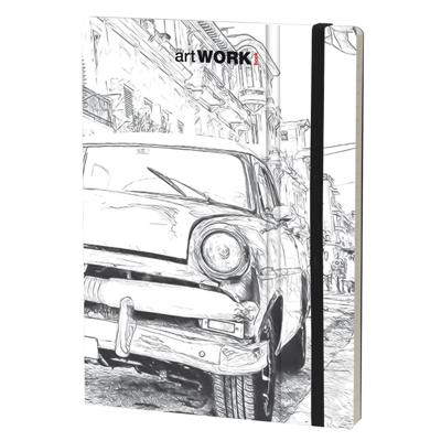 Stifflexible notitieboek Havana 15 x 21 cm papier 192 pag's