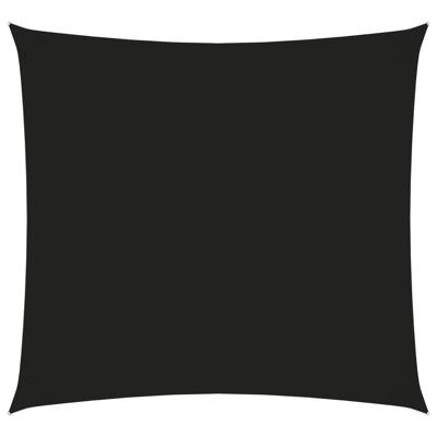 VidaXL Zonnescherm vierkant 4x4 m oxford stof zwart